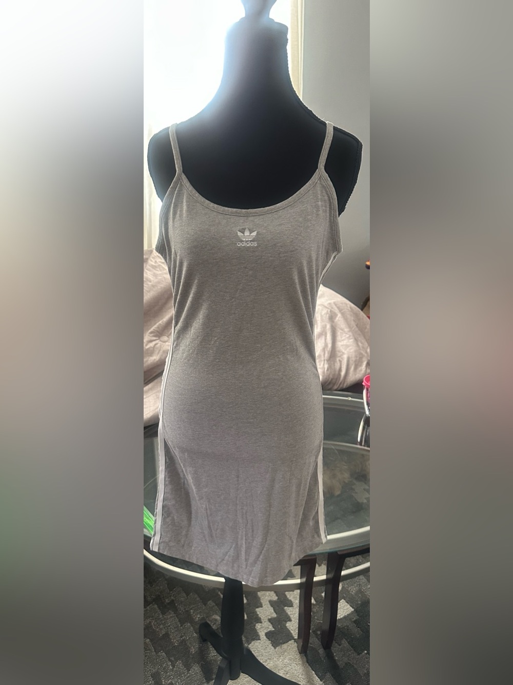 adidas Light Gray Tank Dress